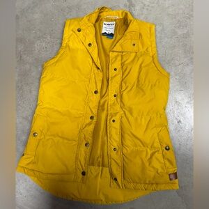 Kavu Bright Yellow Quilted Vest
